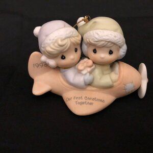 Precious Moments #455636 "1998 OUR FIRST CHRISTMAS TOGETHER" Ornament